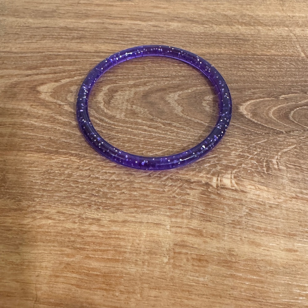 Purple Sparkley Bangle Bracelet​​